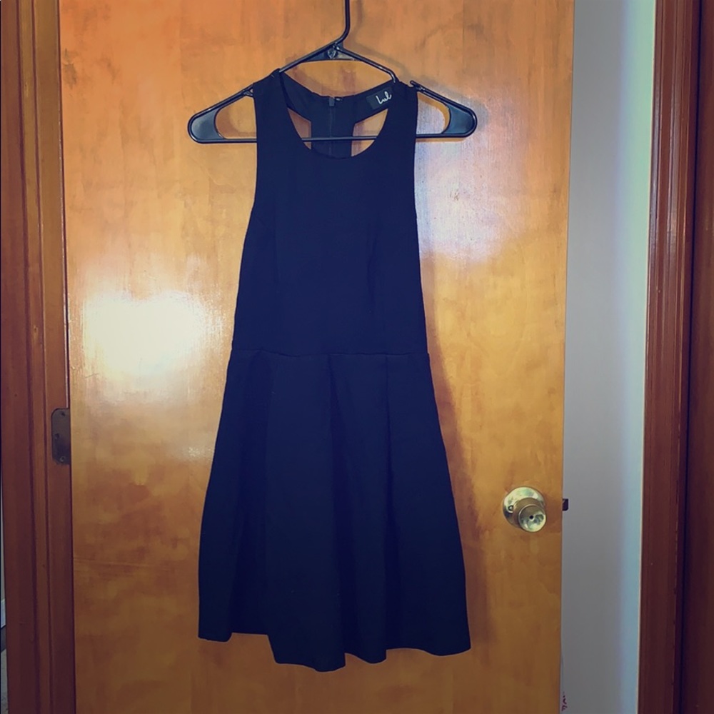 Lulus Black skater dress